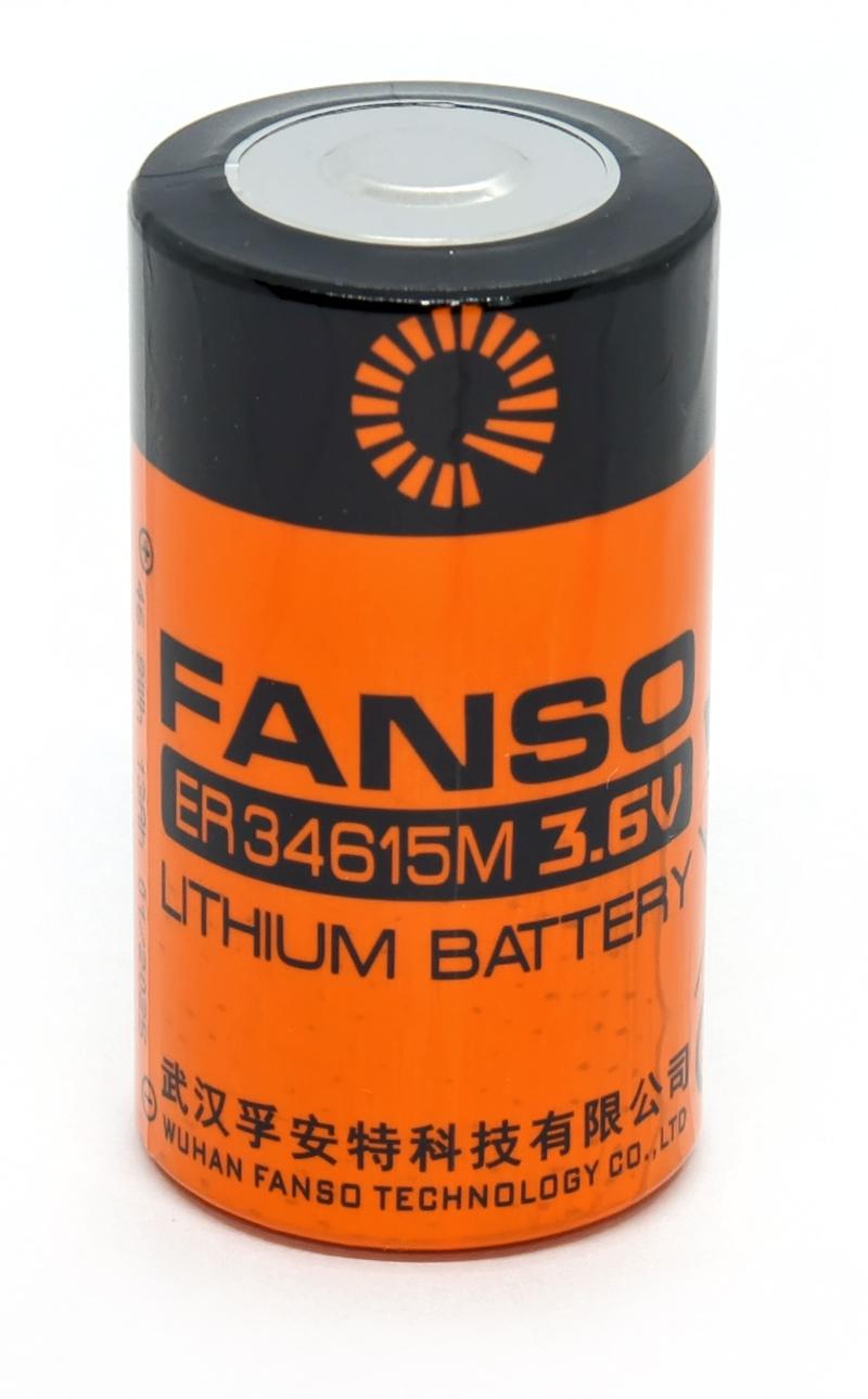 Батарейка литиевая Fanso ER34615M STD R20/D LiSOCl2 высокоточная 3,6V 13 Ah (29676075)