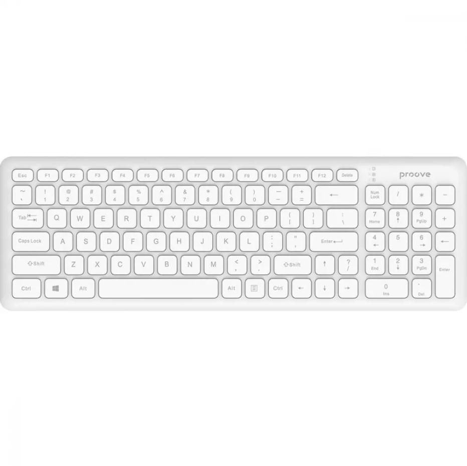 Беспроводная клавиатура Proove Classic Code White - фото 2