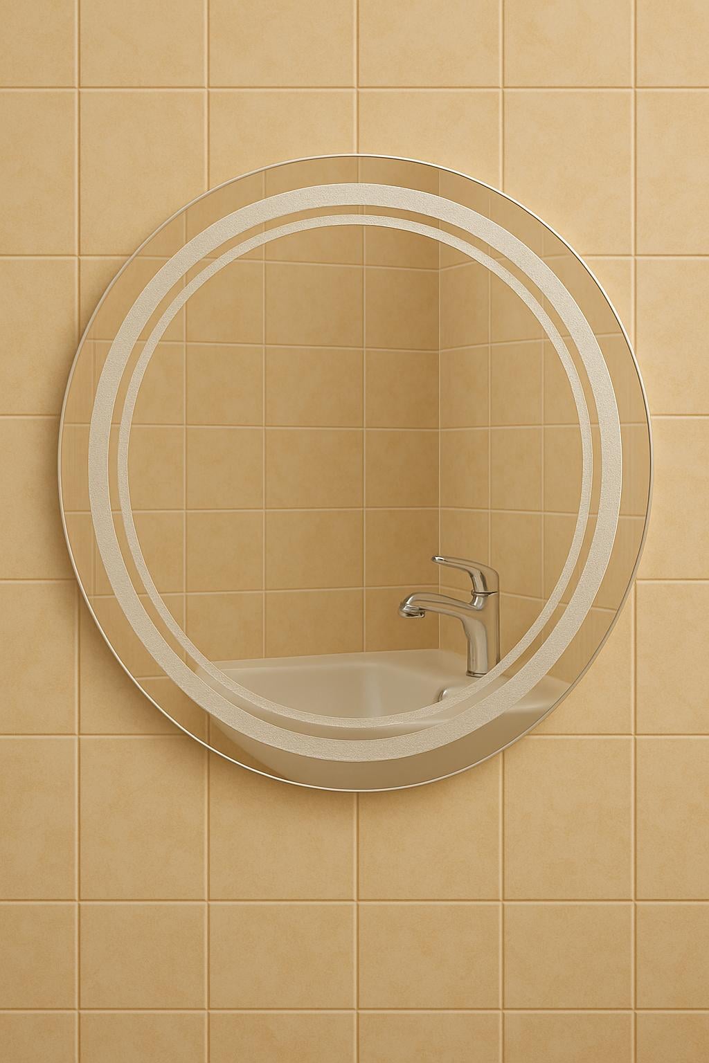 Зеркало пескоструйное MPS-5 без подсветки 40х40 см