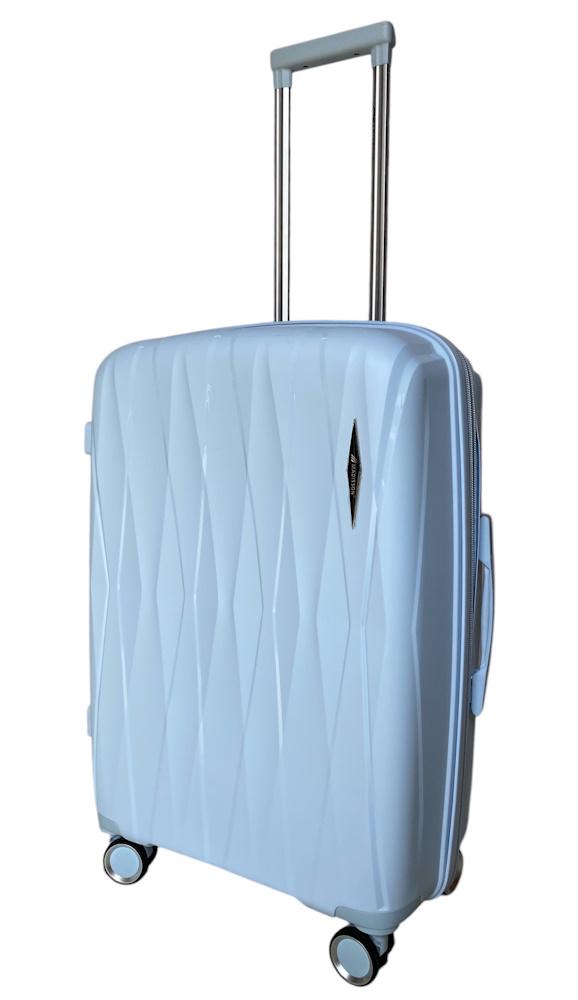 Чемодан средний Madisson Snowball 51103 полипропилен M Голубой - фото 5