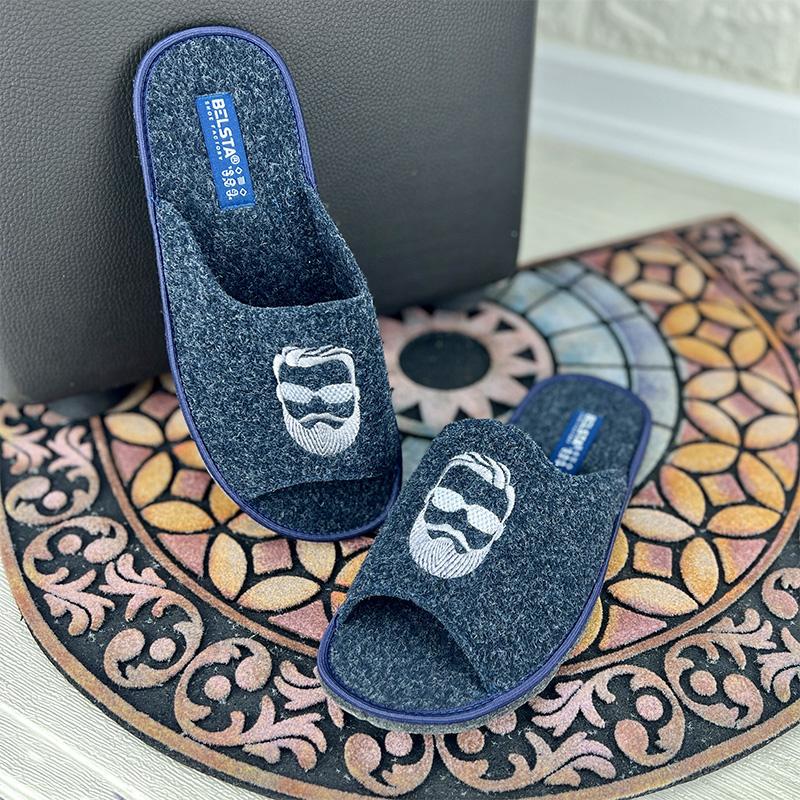 Домашні тапочки чоловічі БЕЛСТА VS-00220-2 26,5 см p. 41 Синій (67045261)