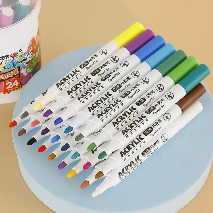 Набір маркерів акварельних Acrylik 12 шт. (7608) - фото 3 Набір маркерів акварельних Acrylik 12 шт. (7608) - фото 3