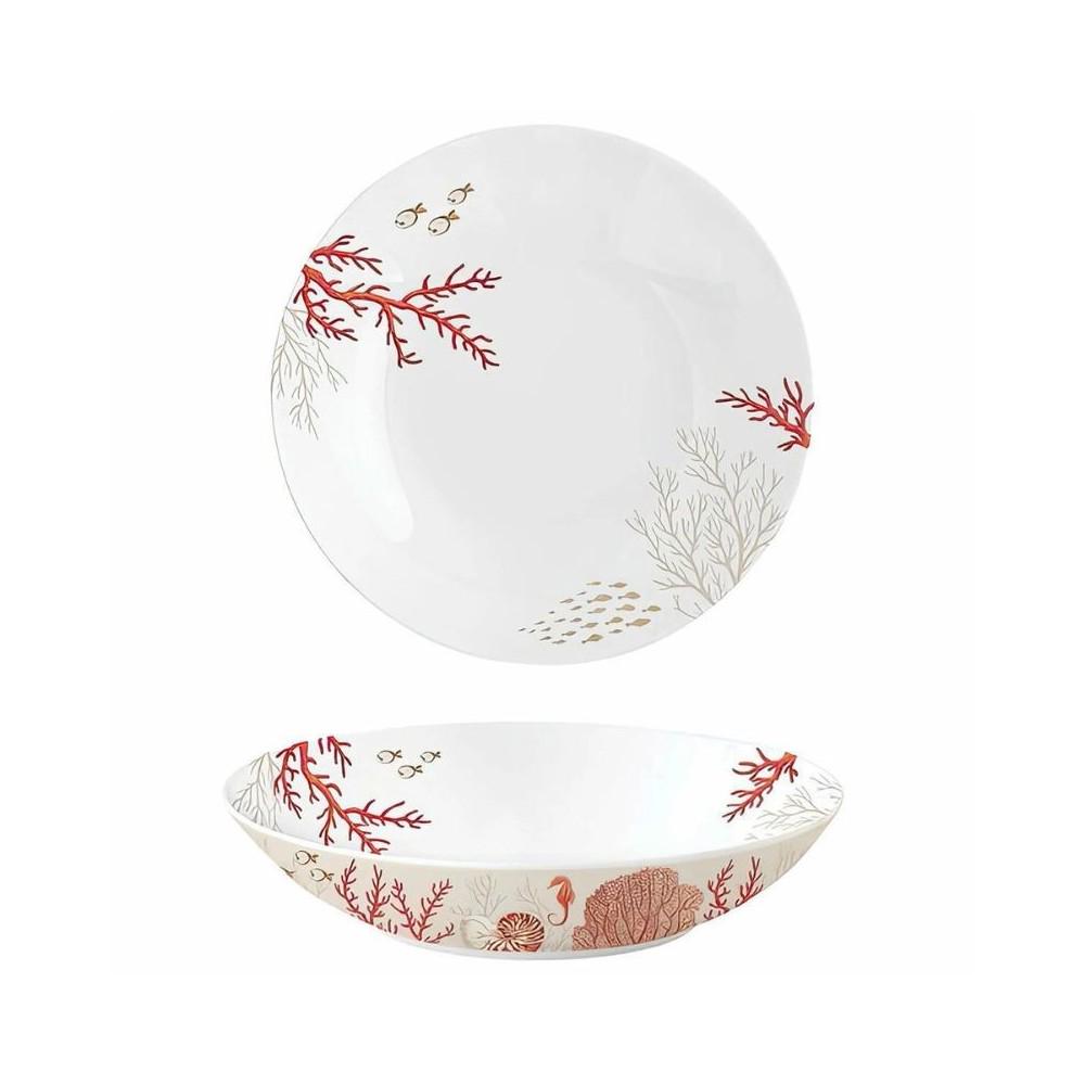 Тарелка суповая Easy Life Coral Reef 20,5 см (111003906) - фото 3 Тарелка суповая Easy Life Coral Reef 20,5 см (111003906) - фото 3
