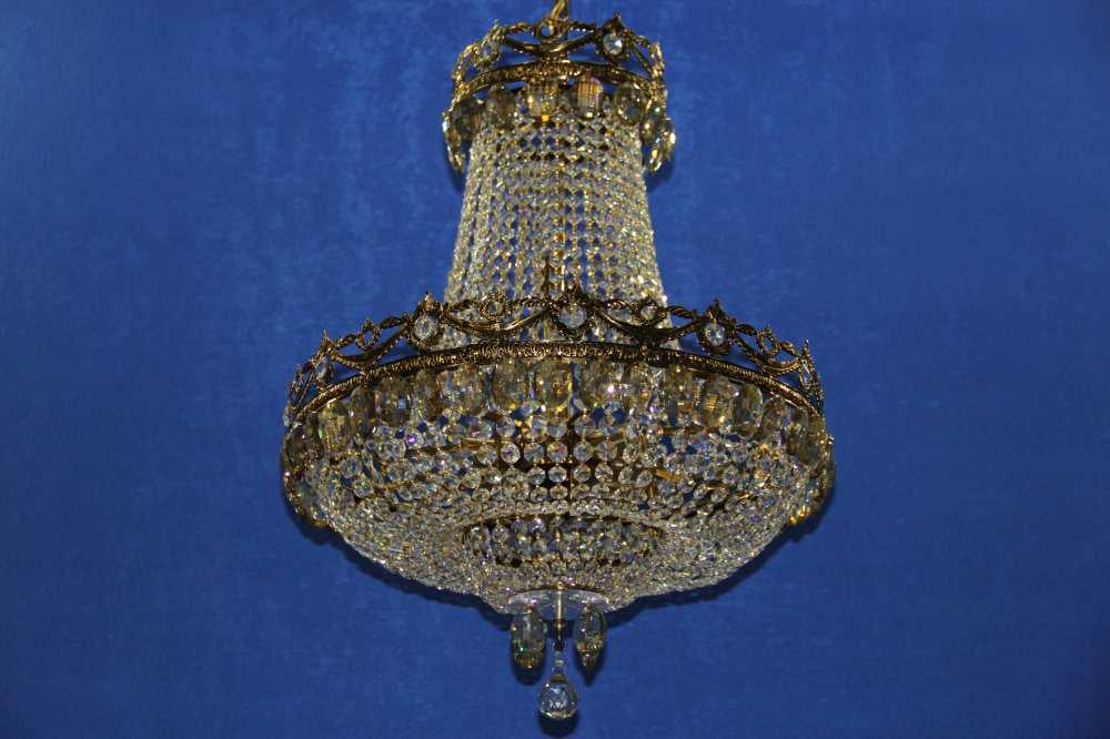 Хрустальная люстра L58390/11 GAB Бронза/Желтый/Белый (AN000667)