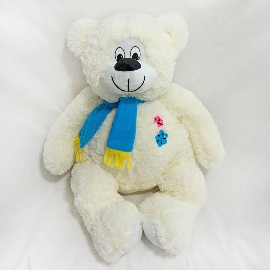 Іграшка м'яка Zolushka Ведмідь Клишоногий середній 67 см Молочний