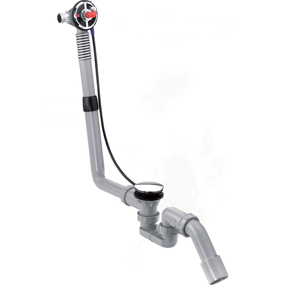 Сифон для ванной Hansgrohe Exafill S 58115180 70 мм с тросом (76691)