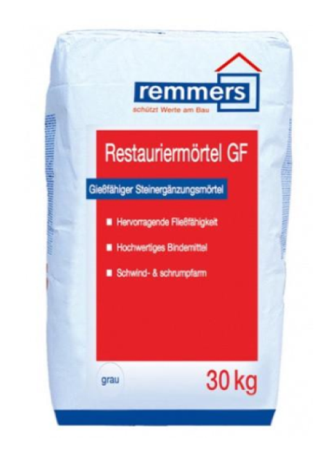 Реставрационный раствор Remmers Restauriermörtel для кирпича/бетона/кладки/швей 30 кг Натуральный (315816732)