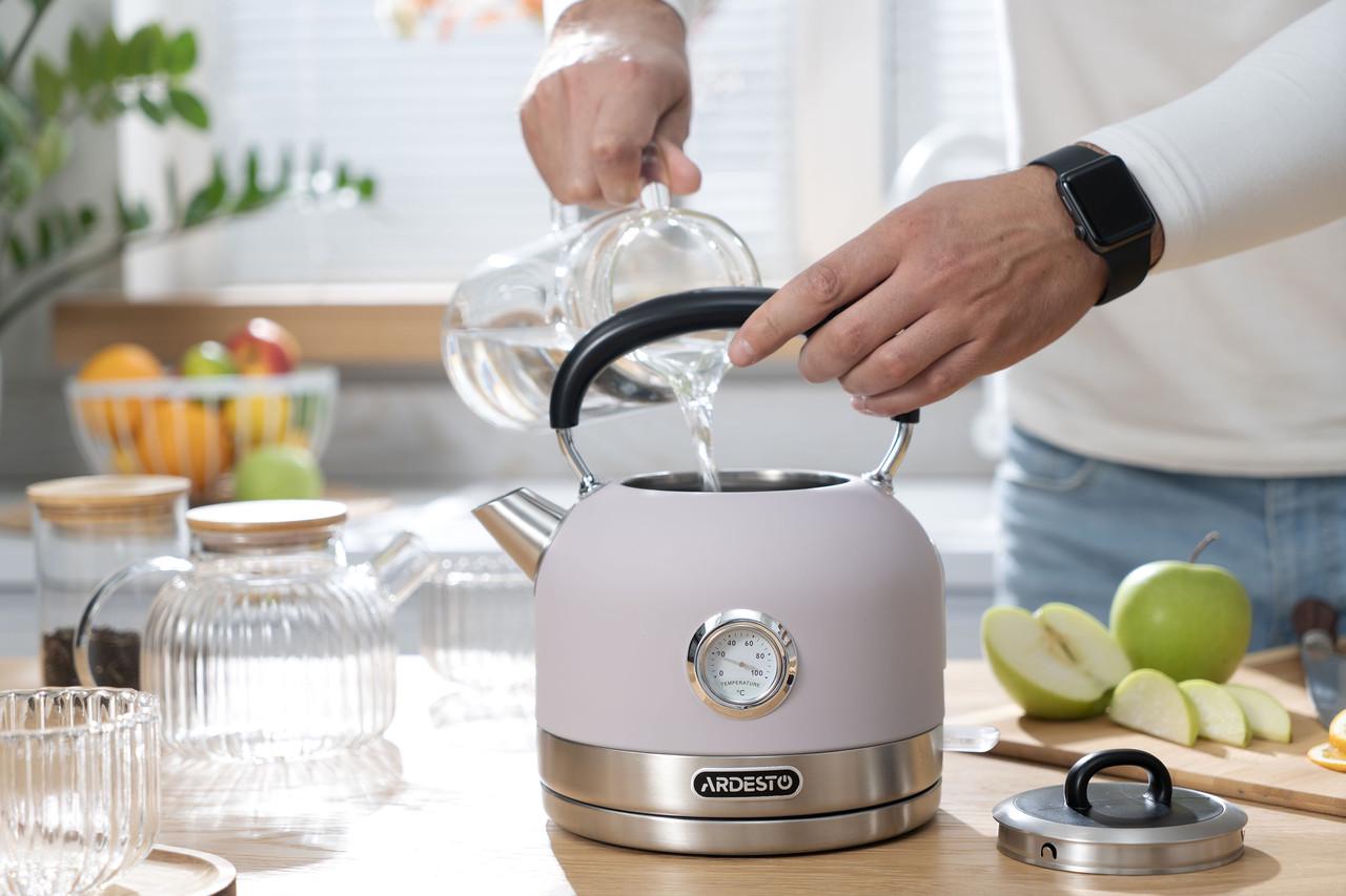 Електрочайник Ardesto Otter 1,7 л Ліловий (EKL-F500L) - фото 4 Електрочайник Ardesto Otter 1,7 л Ліловий (EKL-F500L) - фото 4