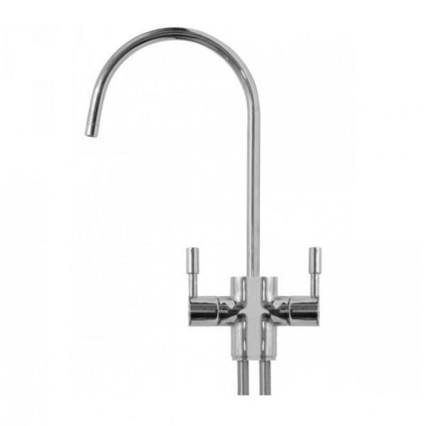 Кран для обратного осмоса Aquakut FCT-6 хайтек керамический полувращающийся двойной (104-312) Кран для обратного осмоса Aquakut FCT-6 хайтек керамический полувращающийся двойной (104-312)