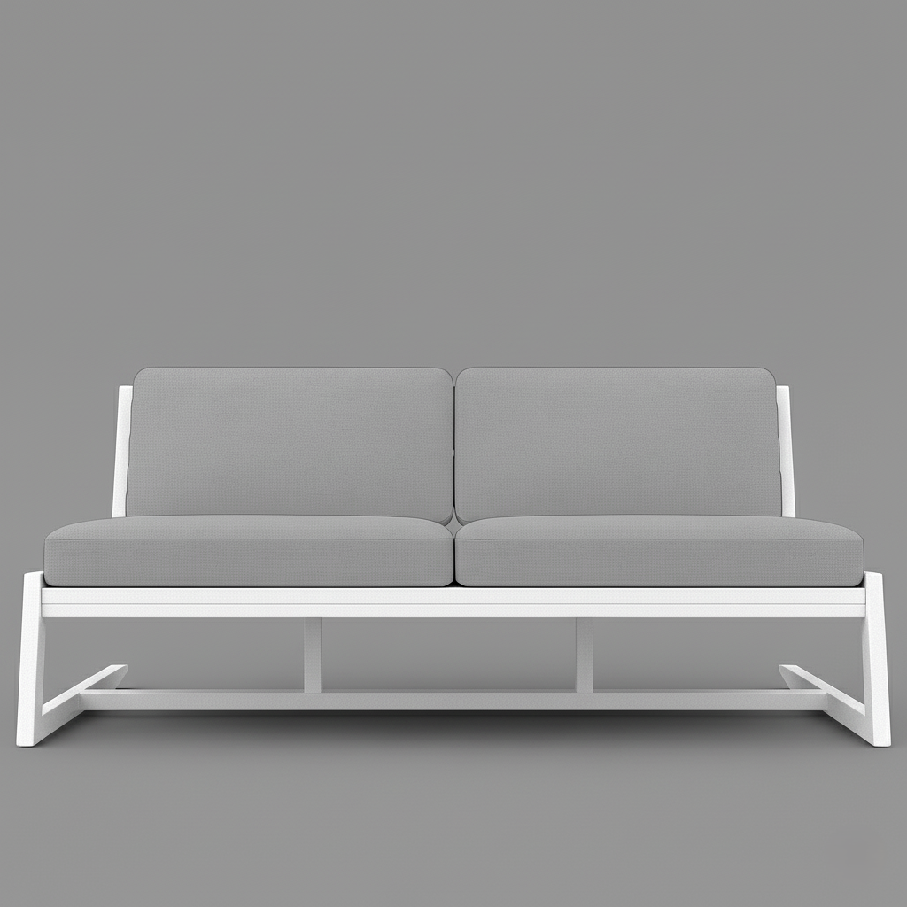 Диван металлический AVVS tech Атлас уличный лофт оксфорд 126 см Светло-серый/Белый (30222914) - фото 2 Диван металлический AVVS tech Атлас уличный лофт оксфорд 126 см Светло-серый/Белый (30222914) - фото 2
