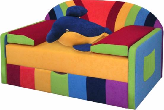 Диван детский МАКСИ-Мебель Радуга Дельфин (9283)
