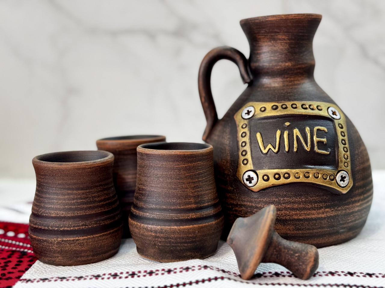 Набір винний штоф 700 мл і келихи 100 мл (2632728080) - фото 4