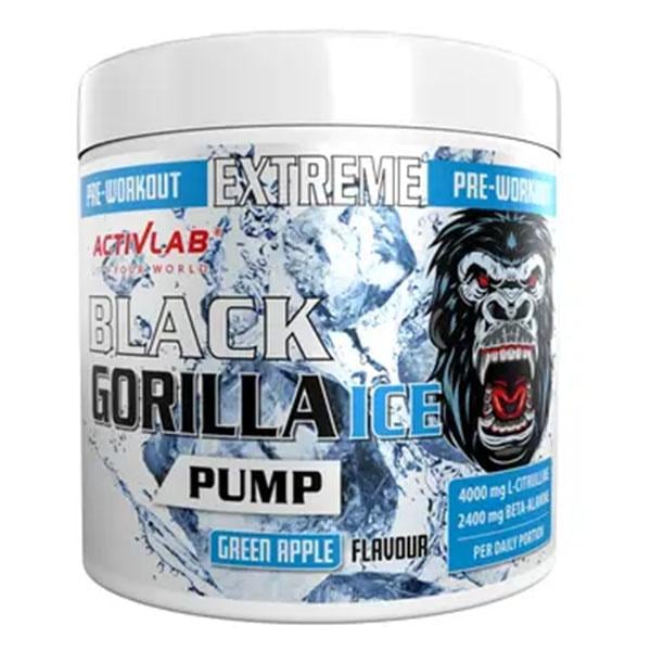 Комплекс до тренування Activlab Black Gorilla Ice Pump 300 г 30 порцій Green Apple (000025183)