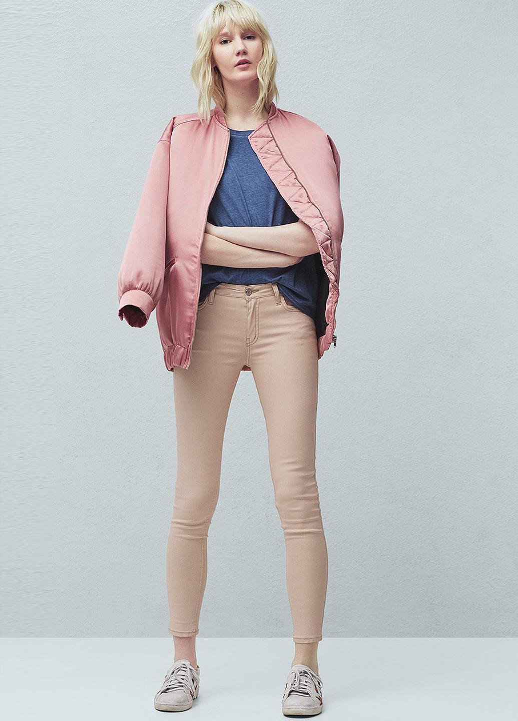 Джинси жіночі Mango р. 32 Світло рожевий (64035655b35)