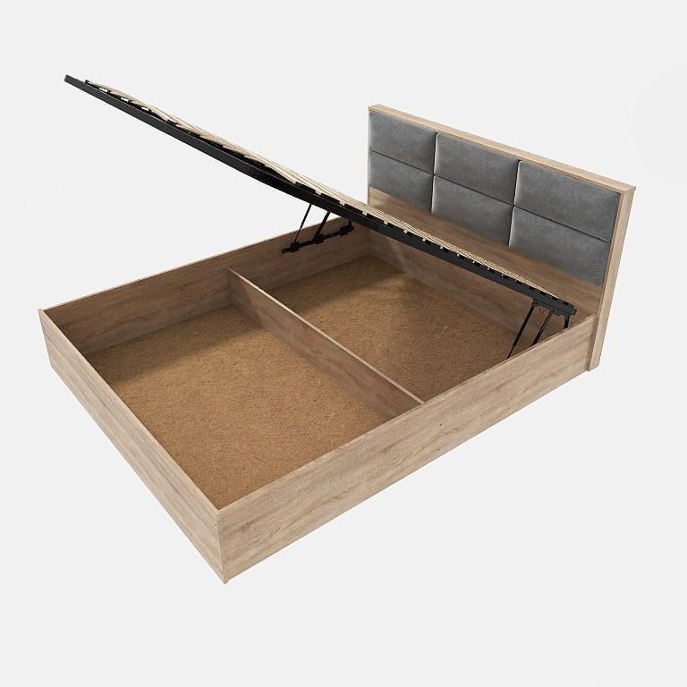 Кровать Эверест Лайт-1600 ламели/подъемный механизм 160x200 см Дуб сонома (ЕВ20433)