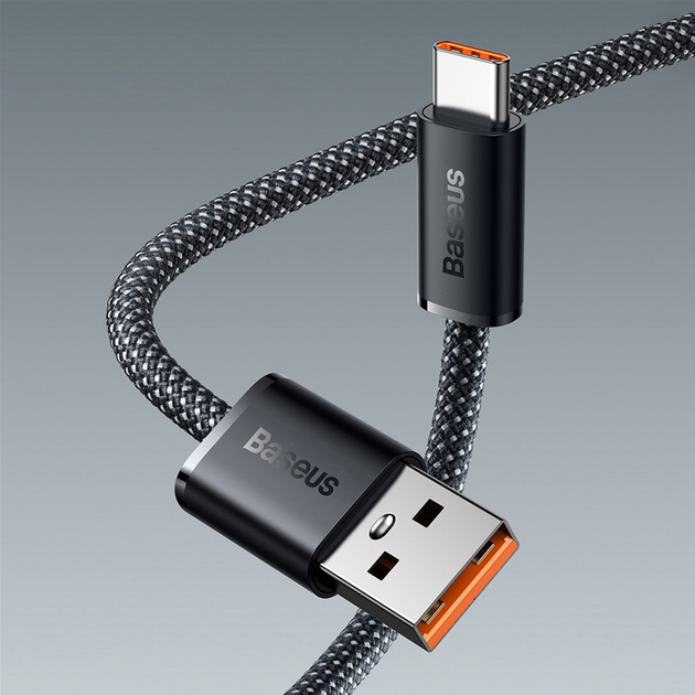 Кабель USB to Type-C 100W Baseus Dynamic Series швидка зарядка 1 м (v-7) - фото 6 Кабель USB to Type-C 100W Baseus Dynamic Series швидка зарядка 1 м (v-7) - фото 6