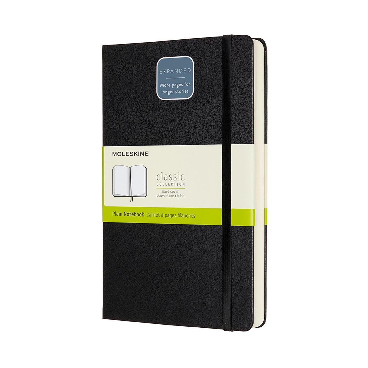Блокнот Moleskine Classic Expanded средний 13х21 см 400 страниц нелинованный черный (8058647628028)
