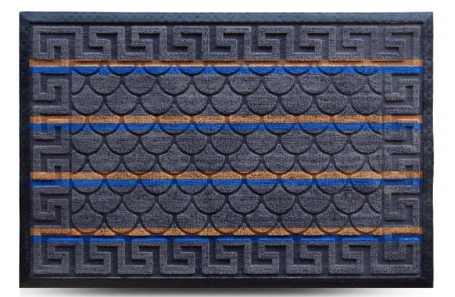 Коврик придверный Dariana D-6086 60x90 см Темно-серый (5-2Multicolor)