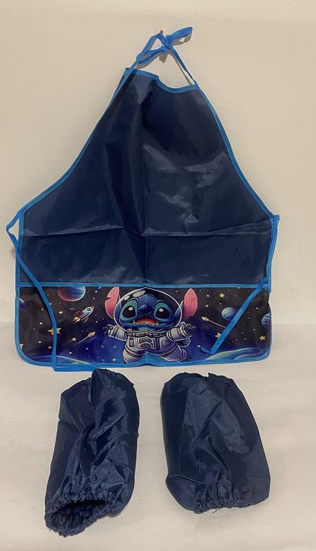 Фартук з нарукавниками Стіч 127-4 50x45 см Синій (1340956) Фартук з нарукавниками Стіч 127-4 50x45 см Синій (1340956)