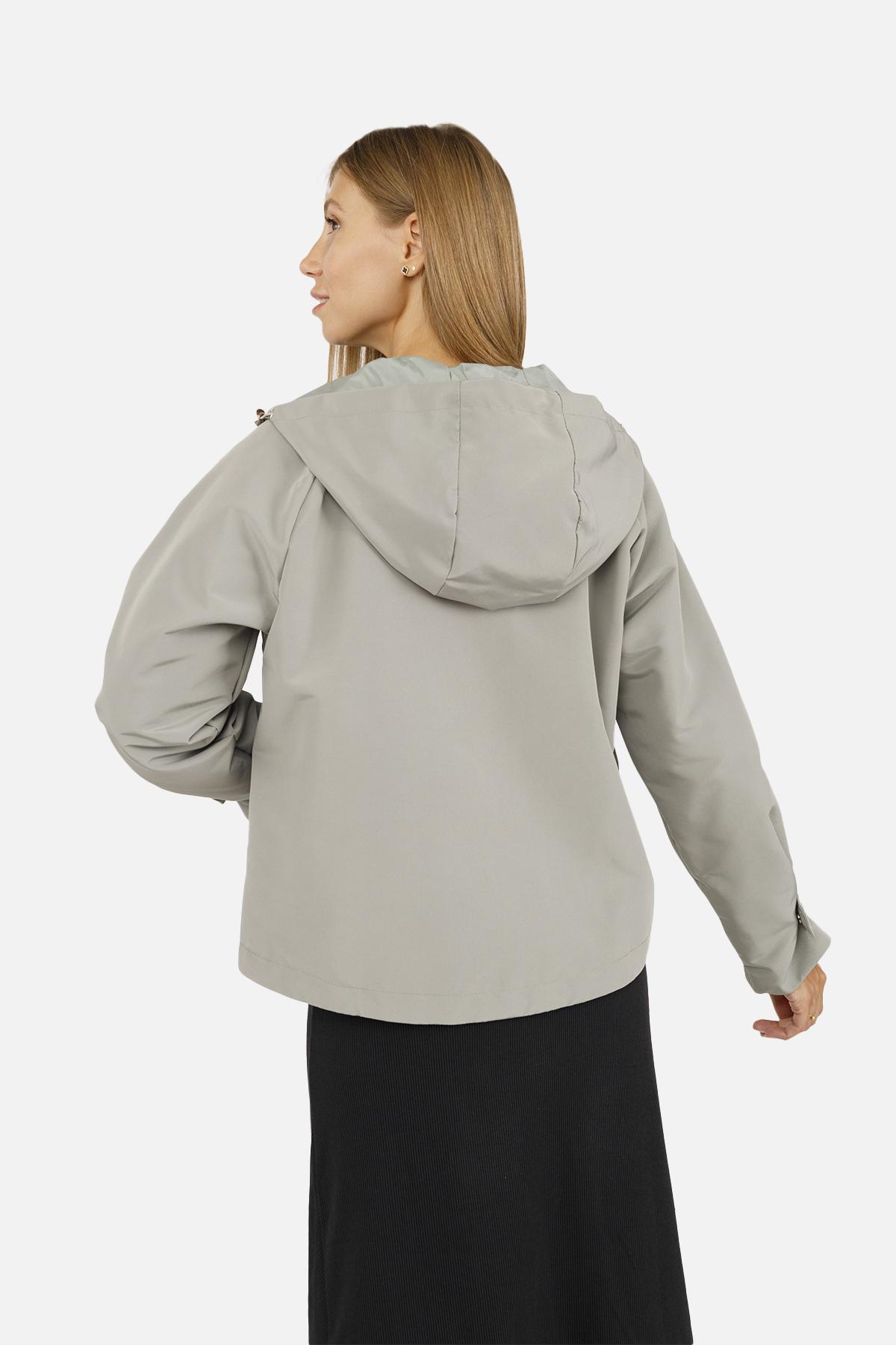 Ветровка женская р. 44 Оливковый (SKT001018258) - фото 4