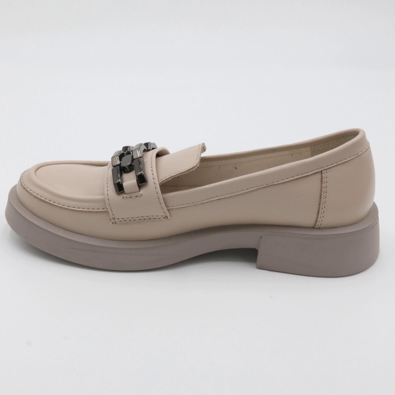 Туфли женские Ilona 100/144 лоферы кожаные р. 38 Бежевый (29676002) - фото 7 Туфли женские Ilona 100/144 лоферы кожаные р. 38 Бежевый (29676002) - фото 7