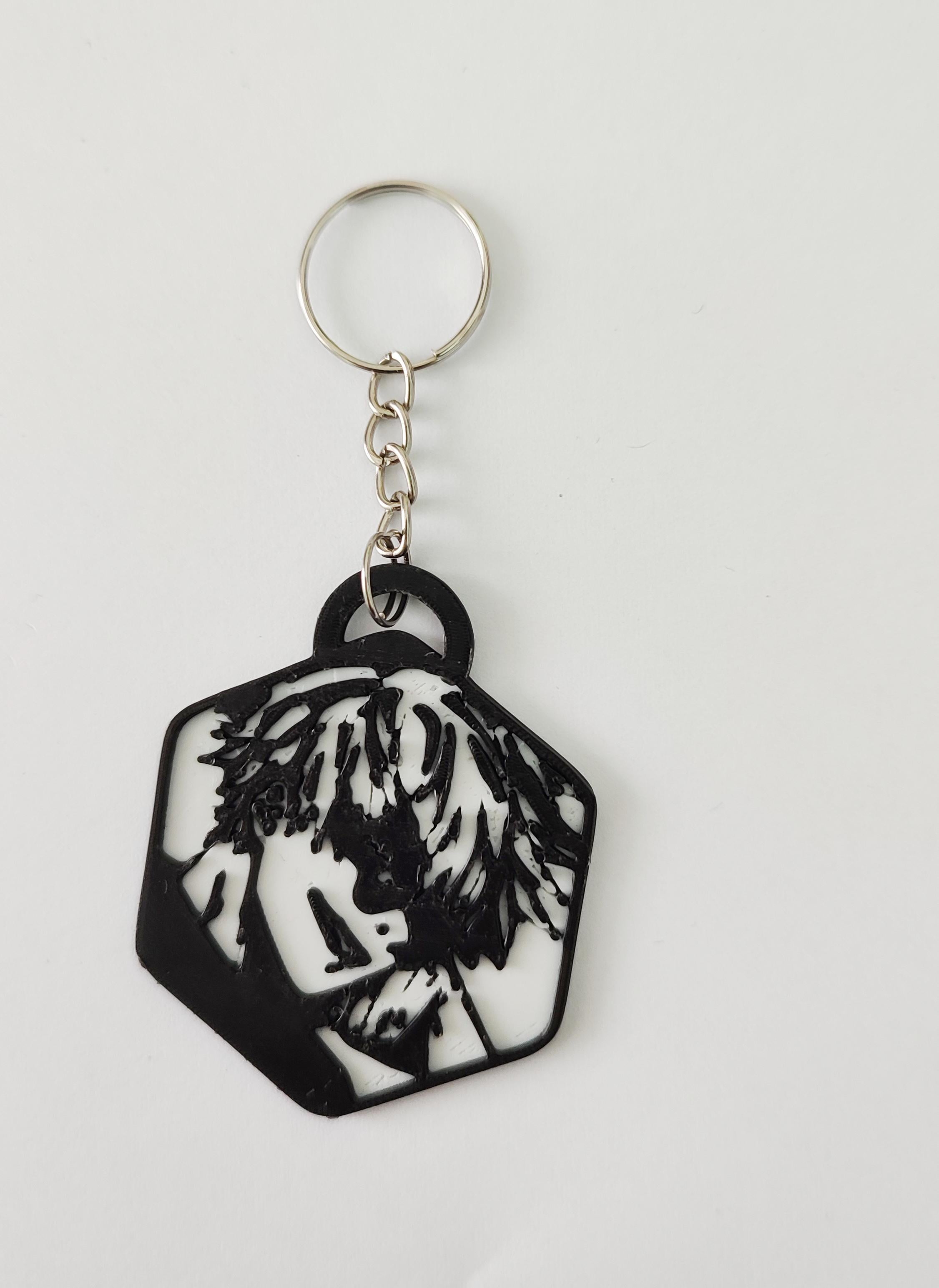 Брелок на ключи Сатору Годжо Gojo Satoru Магическая битва тип 1 (21820796)