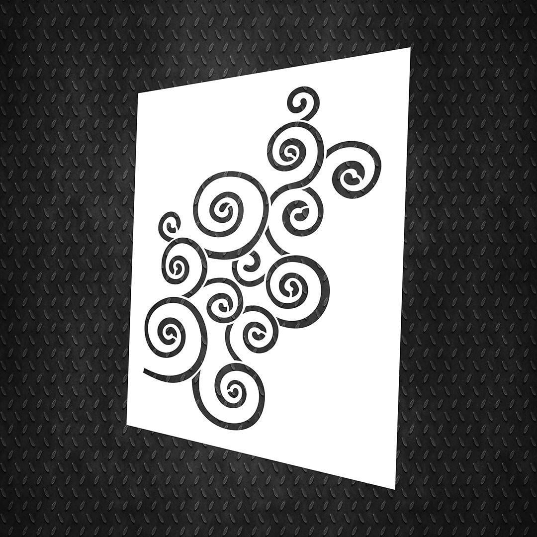 Трафарет многоразовый DFA Восточный узор 47 для штукатурки и краски (V00047)