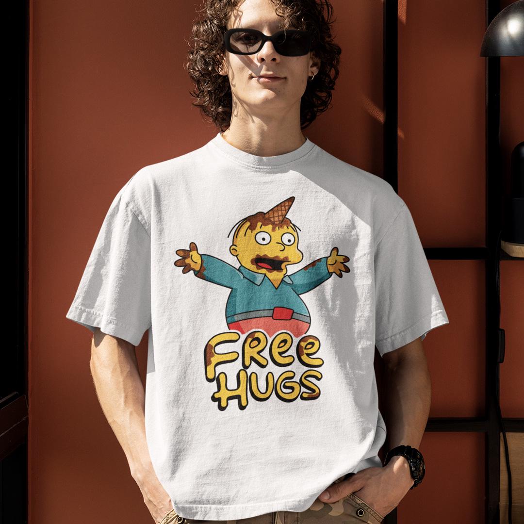 Футболка унисекс The Simpsons Free Hugs wht 2XL Белый (32700158) Футболка унисекс The Simpsons Free Hugs wht 2XL Белый (32700158)
