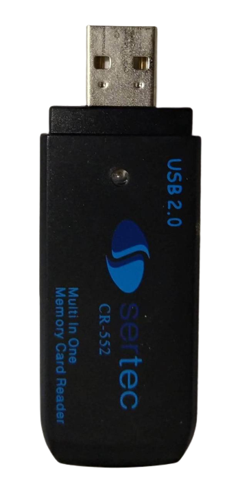 Кардридер Sertec CR-552 USB 2.0 Black (000020202)