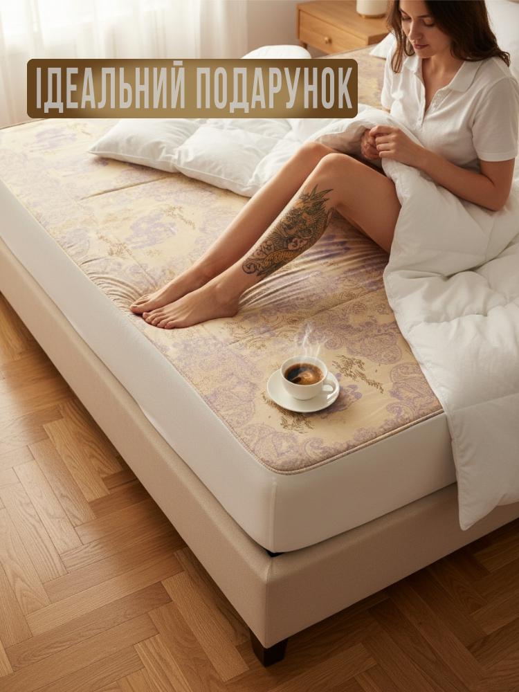 Электропростынь Люкс с автоотключением/таймером и защитой от перегрева 97х157 см (3012) - фото 7 Электропростынь Люкс с автоотключением/таймером и защитой от перегрева 97х157 см (3012) - фото 7