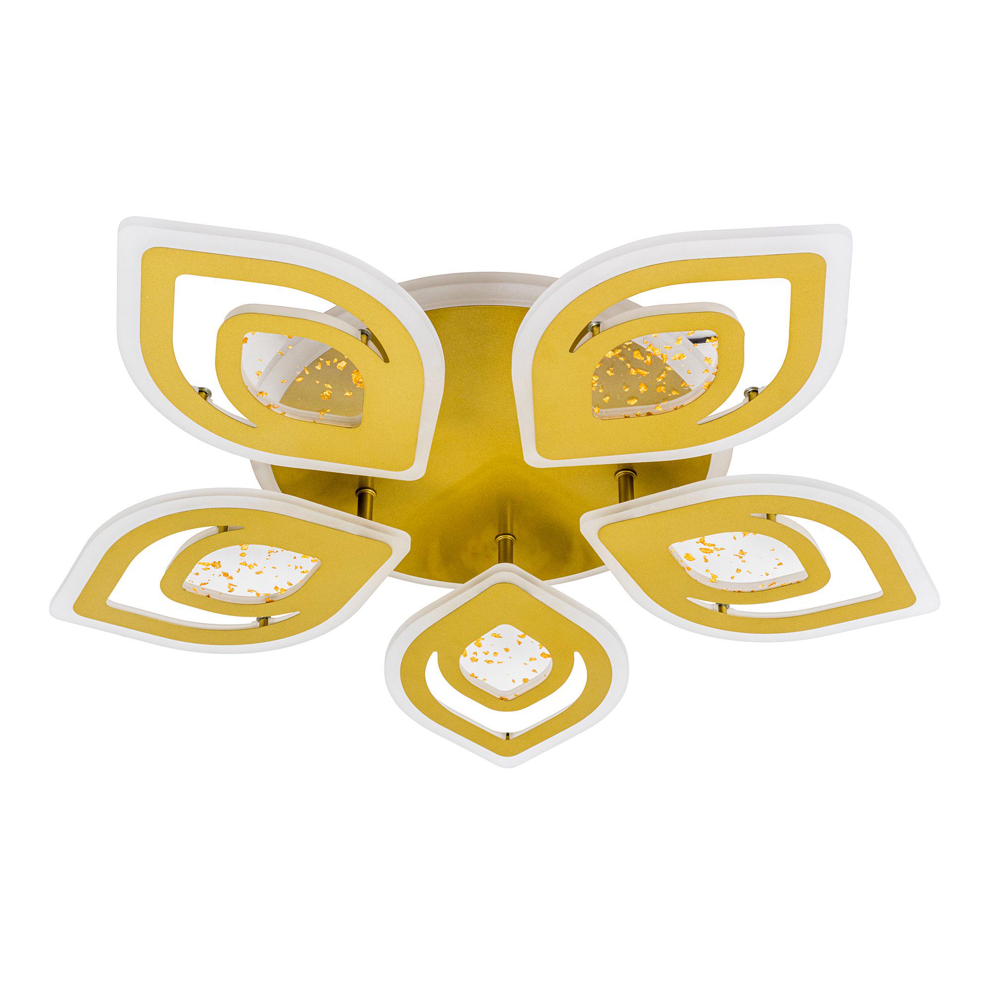 Люстра світлодіодна з пультом Valeso V K29132-5+1 GD (000036447) - фото 2 Люстра світлодіодна з пультом Valeso V K29132-5+1 GD (000036447) - фото 2