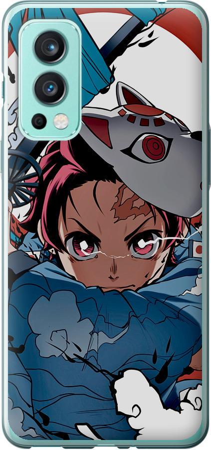Чехол на OnePlus Nord 2 Танджиро Камадо (5574u-2468-42517)