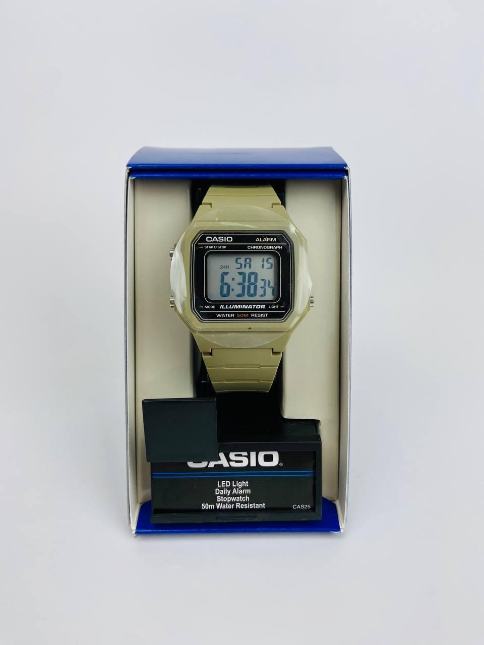 Годинник Casio W-217H-5AVDF 5 бар Койот (42626)