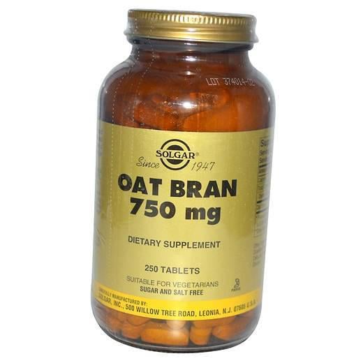 Отруби овсяные Oat Bran 750 250 таблеток (69313008)