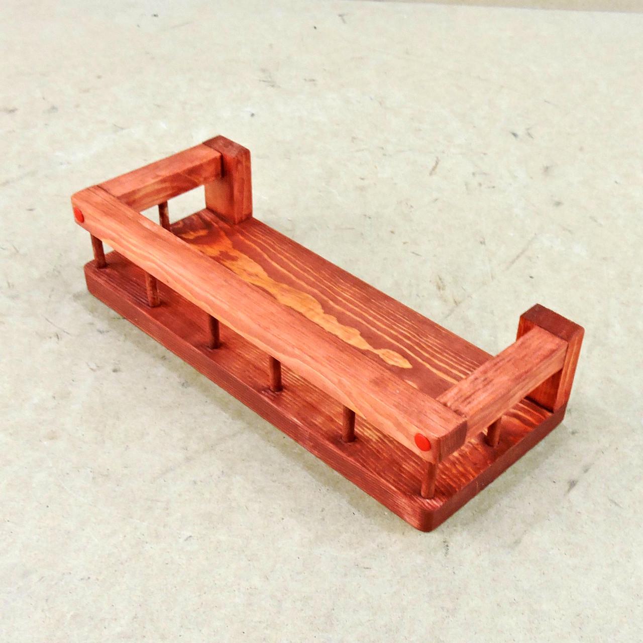 Полка настенная, настольная из дерева Сакаба шафран (ПНС/000906) Полка настенная, настольная из дерева Сакаба шафран (ПНС/000906)