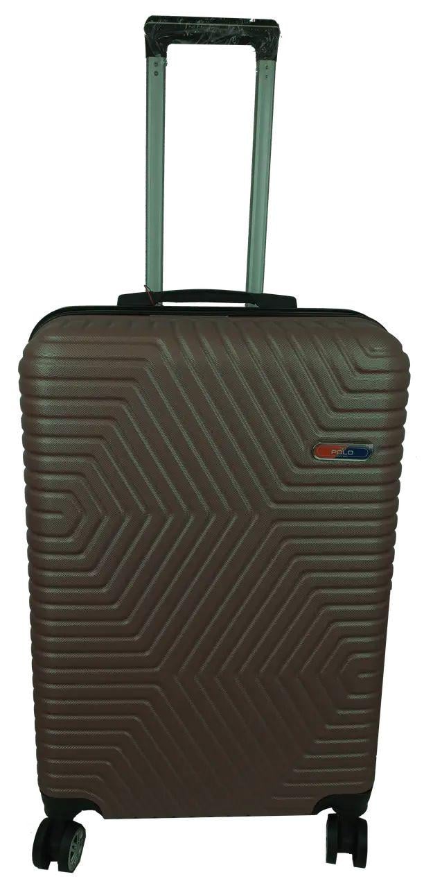 Валіза пластикова GD Polo середня 70 л Коричневий (60k001 medium brown)
