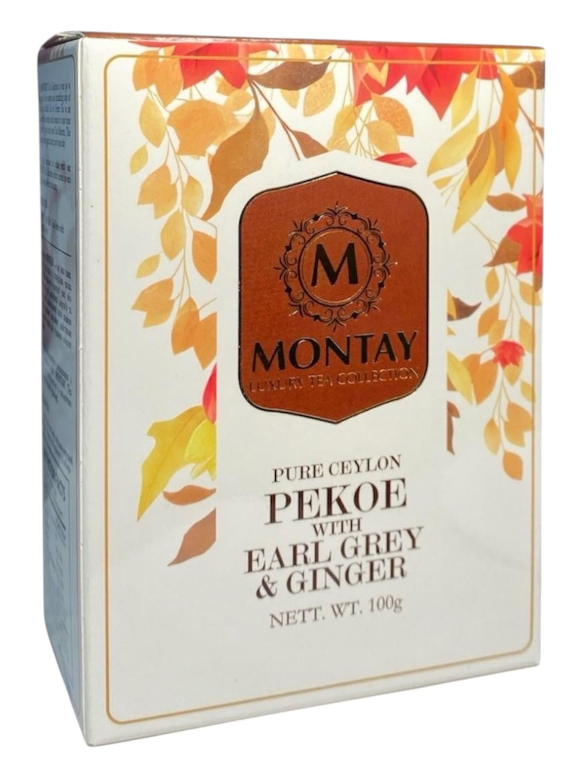 Чай черный Montay с бергамотом и имбирем 100 г (60751)