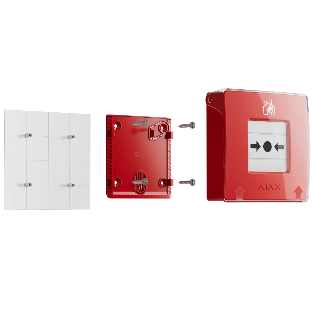 Извещатель беспроводной ручной пожарный для системы тревоги Ajax Manual Call Point/8EU ASP Red (64ff8d6a)