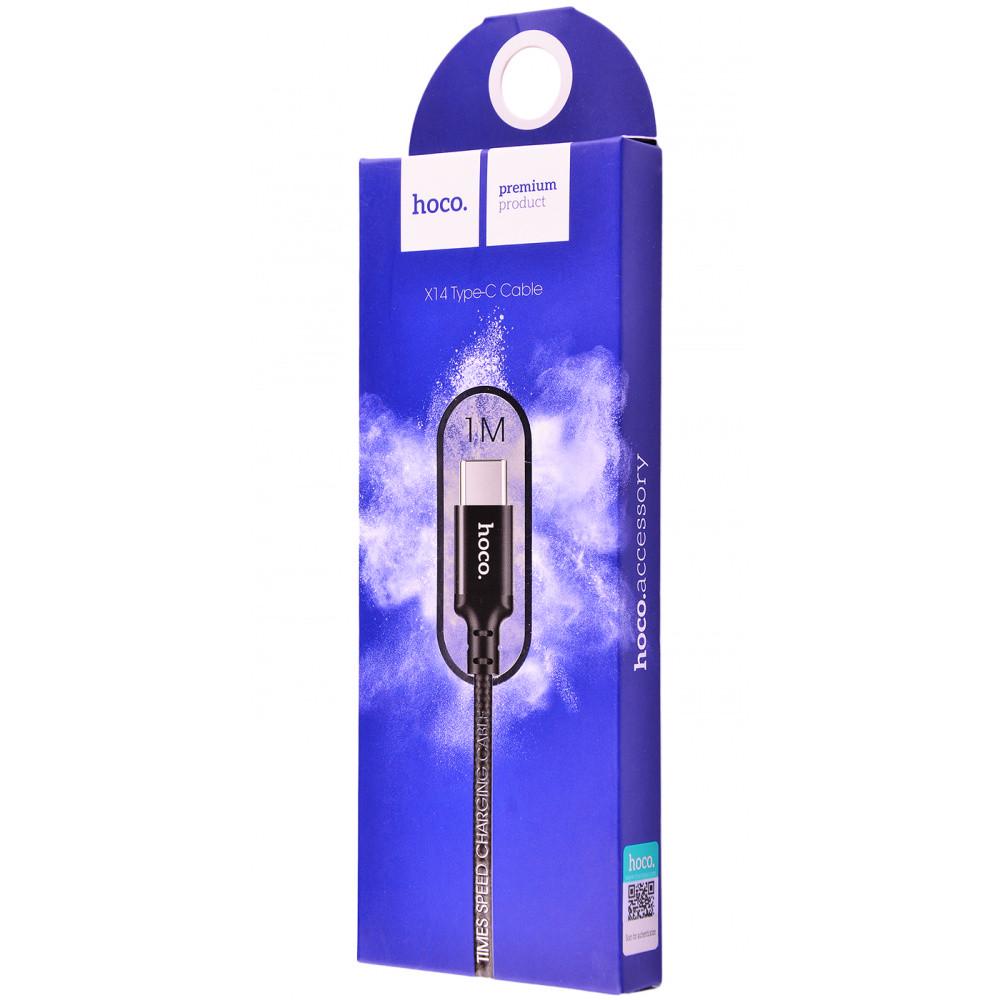Кабель дата Hoco X14 Times Speed ​​Type-C 1 м Black (00000030569_2)