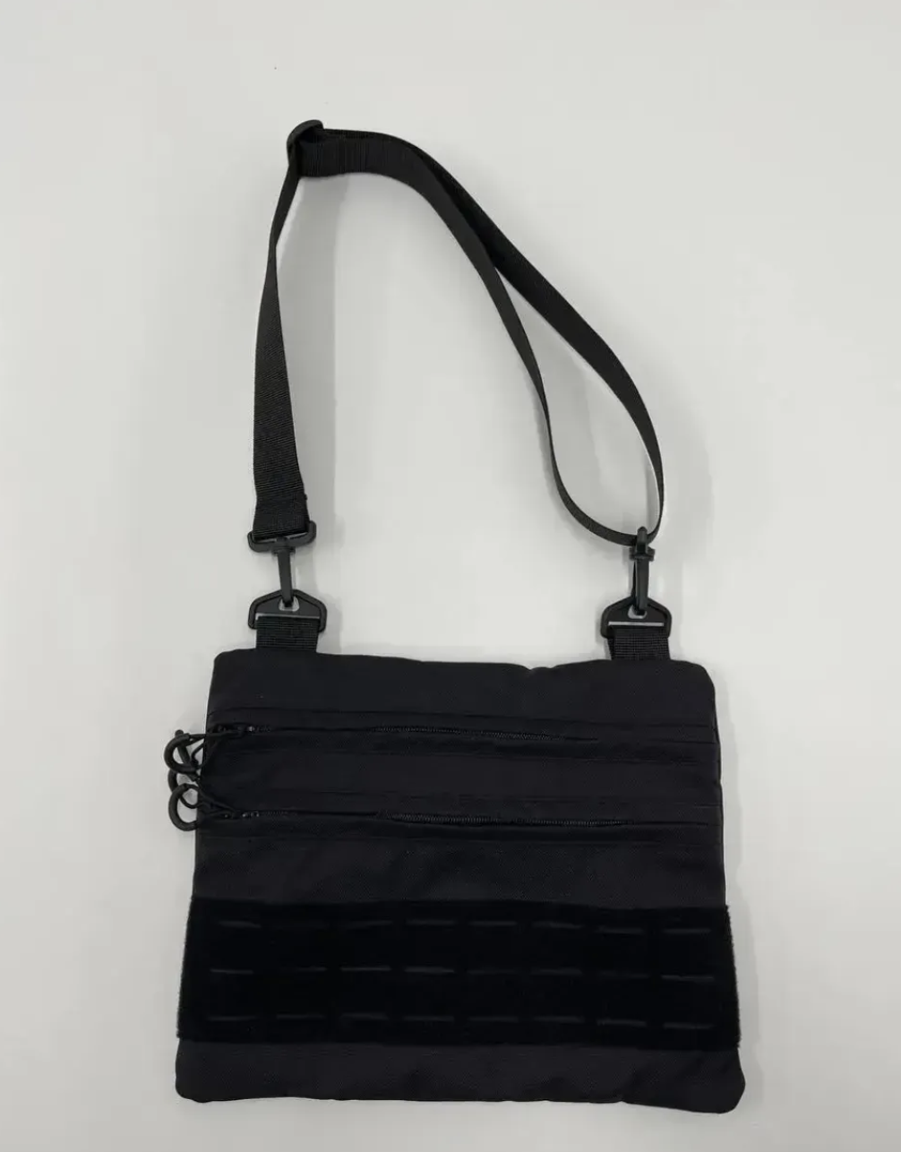 Сумка через плечо XL 35x28 см Черный (S-B-2)