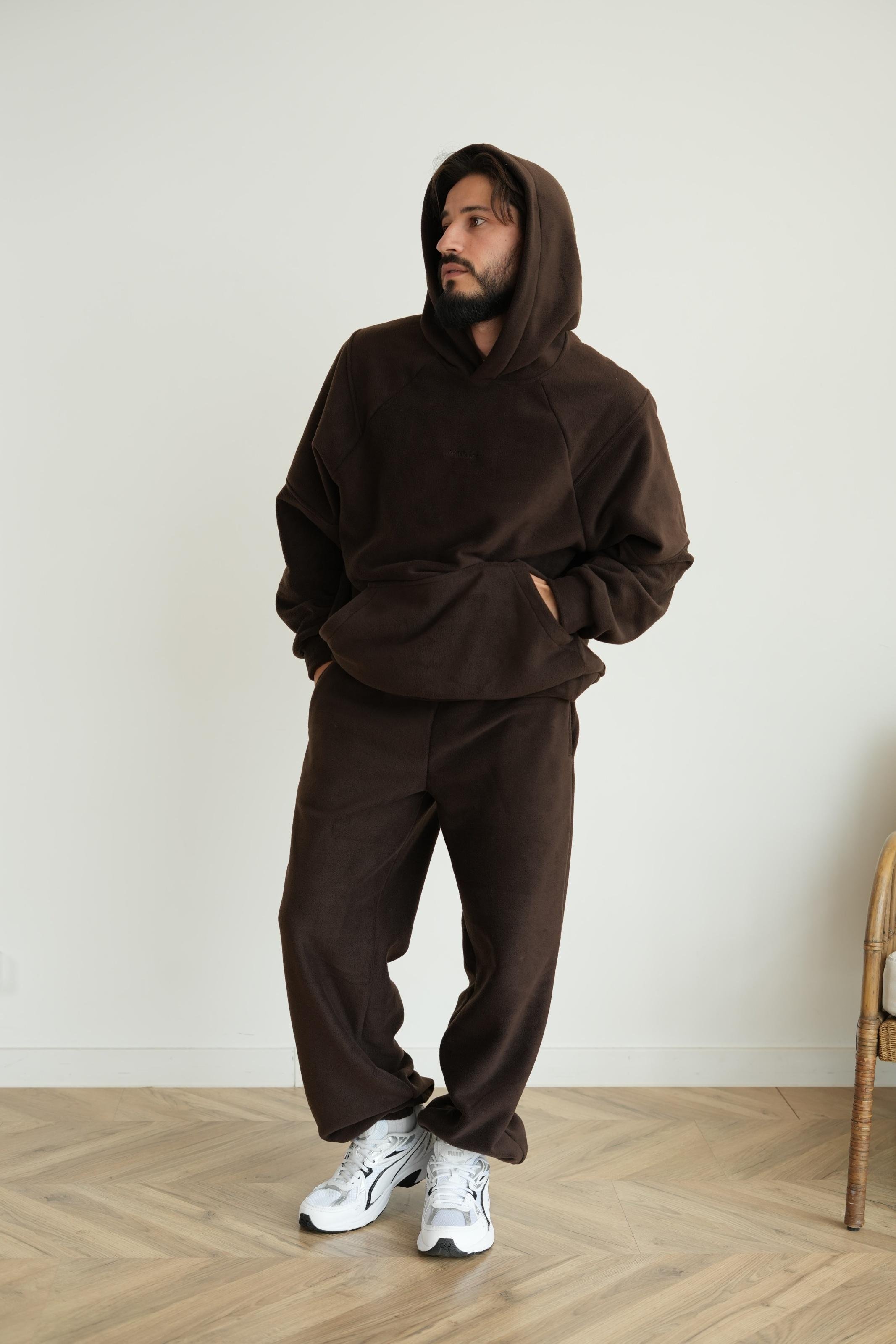 Костюм мужской флисовый BASE 3XL Шоколадный (10203XXXLm) - фото 2 Костюм мужской флисовый BASE 3XL Шоколадный (10203XXXLm) - фото 2