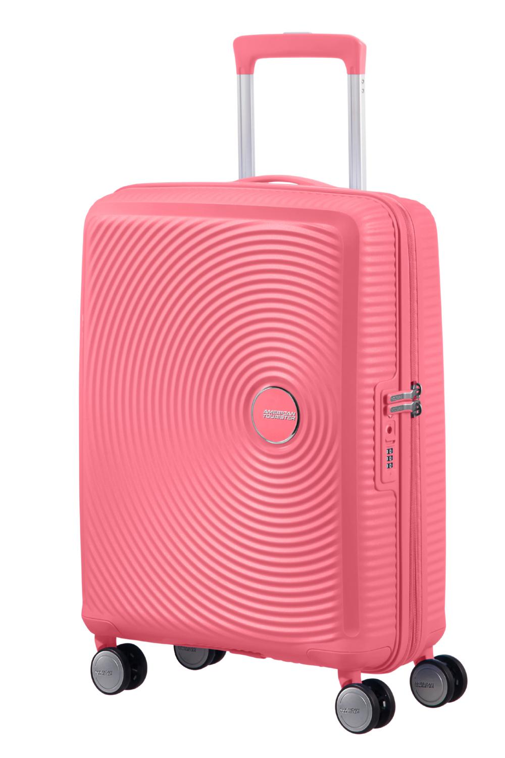 Чемодан American Tourister SOUNDBOX 40х55х20/23 см Розовый (32G*00001)