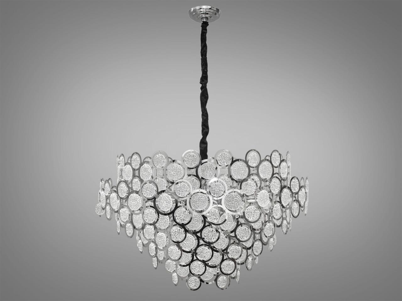 Люстра-подвес с круглыми стеклянными элементами 88011-800G (2437594721)