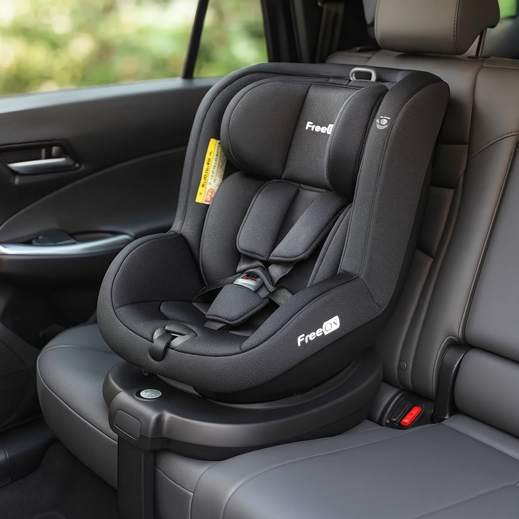 Автокресло FreeON LOTUS поворотность 360° i-size 40-125 см черный