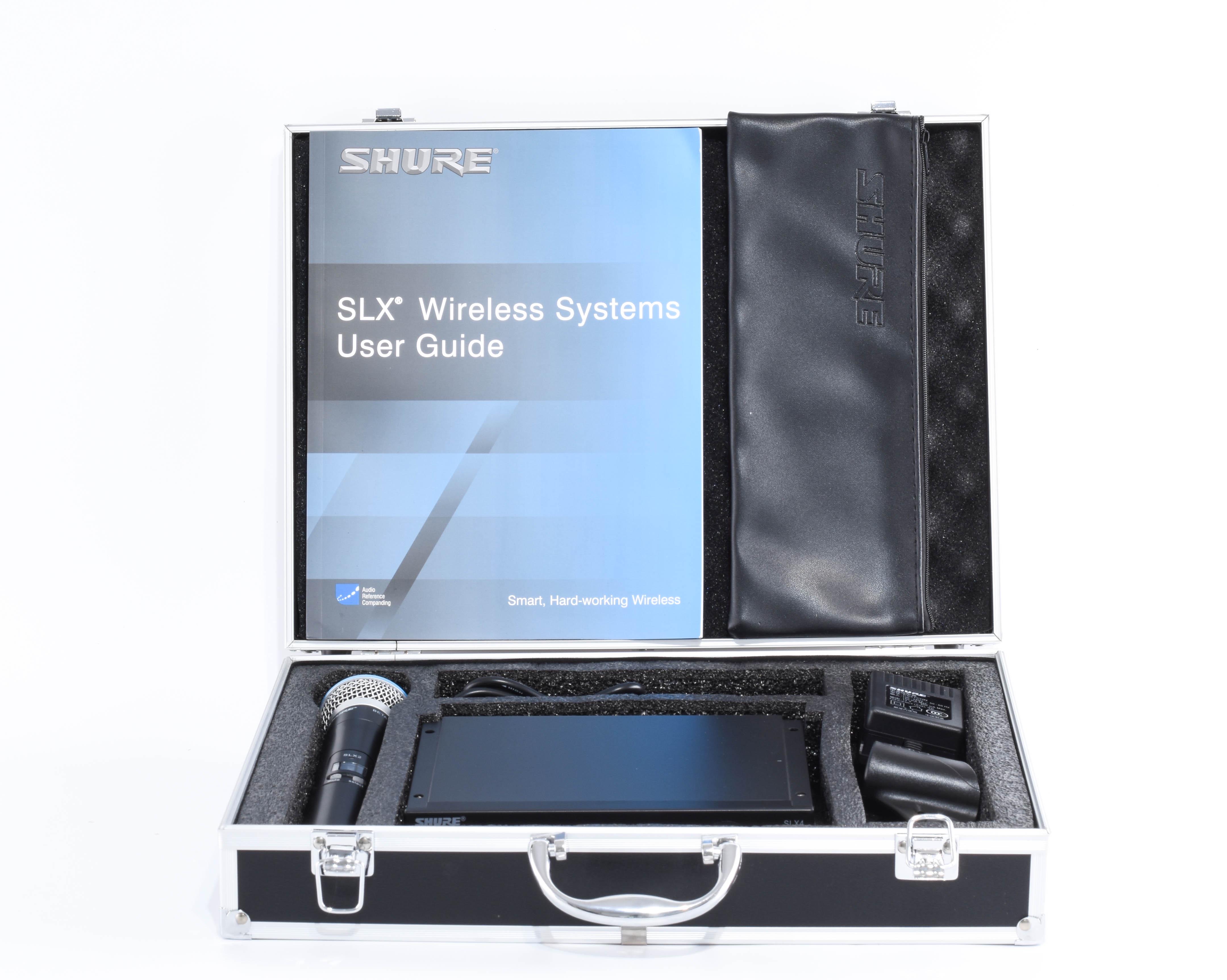 Мікрофон вокальний Shure Beta 58A-SLX4 (0100) - фото 2 Мікрофон вокальний Shure Beta 58A-SLX4 (0100) - фото 2