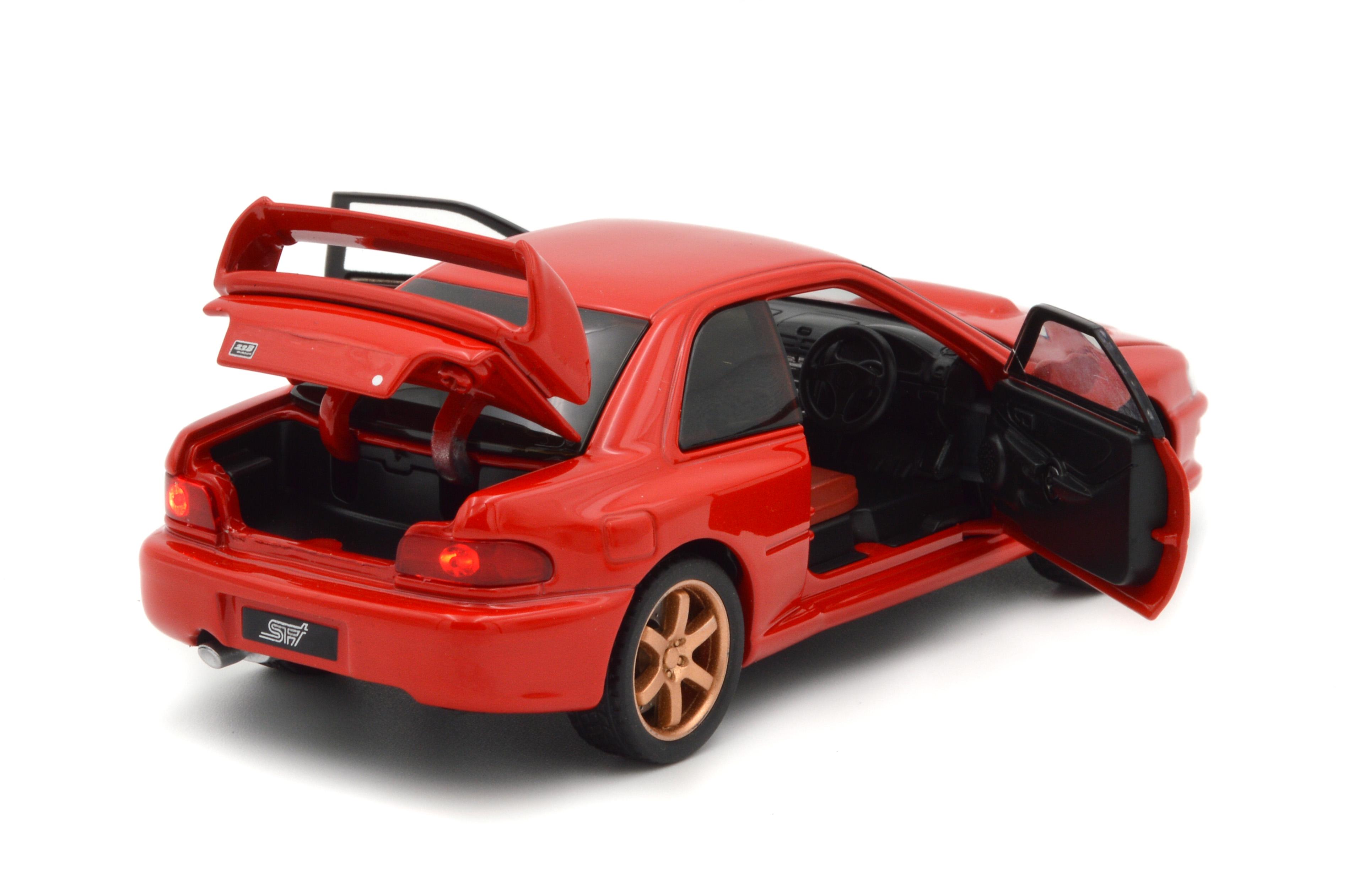 Іграшкова машинка металева Subaru Impreza WRX STI 1:32 світло/звук/інерція/відкриваються двері (30718R) - фото 5 Іграшкова машинка металева Subaru Impreza WRX STI 1:32 світло/звук/інерція/відкриваються двері (30718R) - фото 5