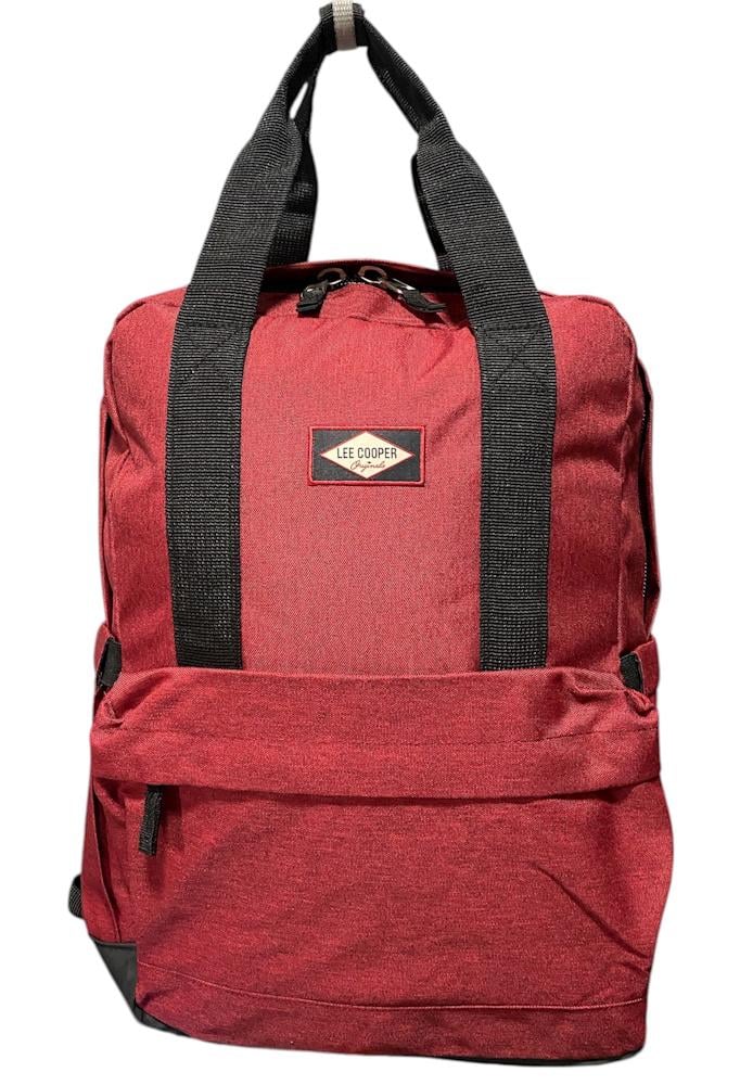 Рюкзак Lee Cooper 41642 полиэстер водонепроницаемый отделения для ноутбука Красный