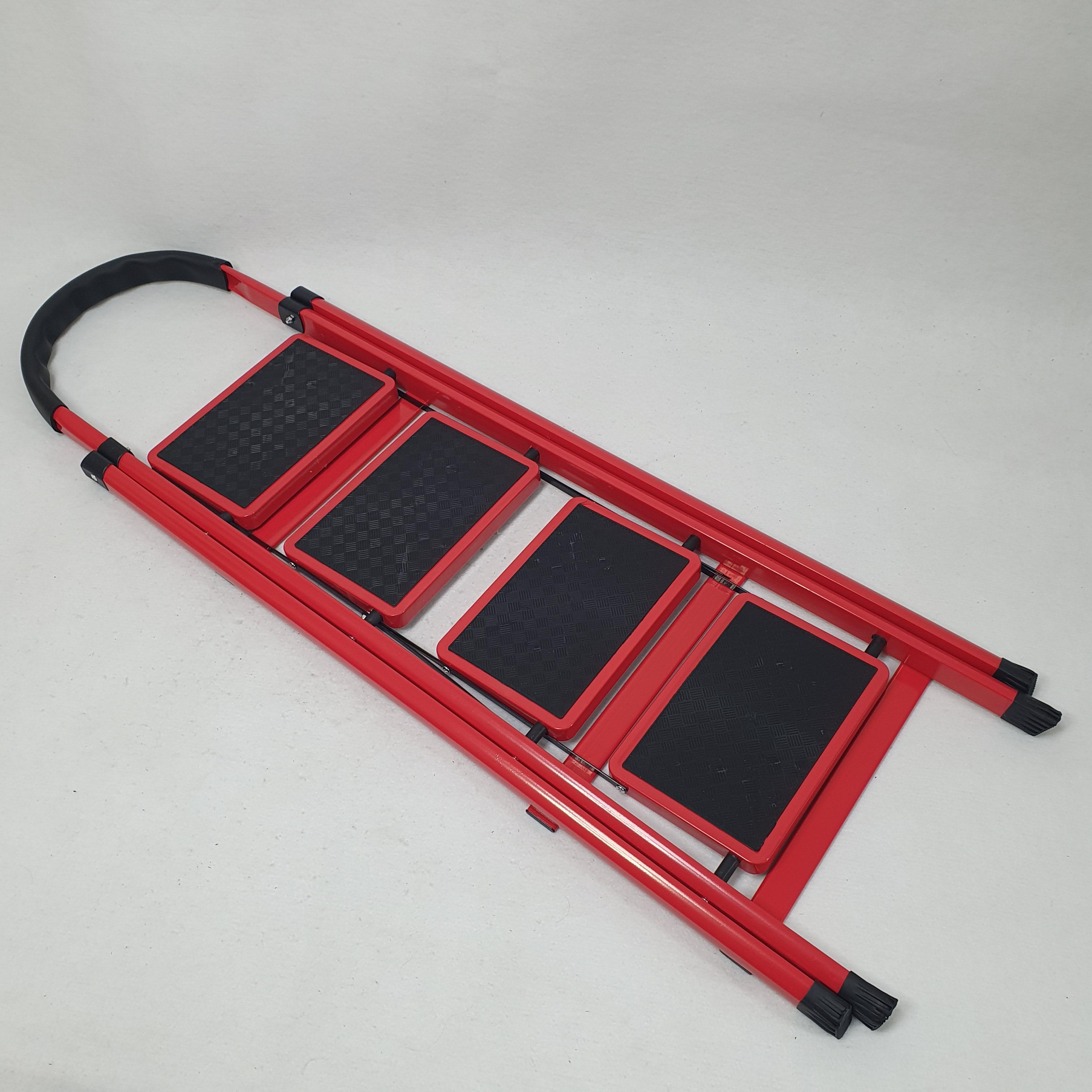 Лестница металлическая на 4 ступени с прорезиненными ковриками (LFS-4S-Red) - фото 5 Лестница металлическая на 4 ступени с прорезиненными ковриками (LFS-4S-Red) - фото 5