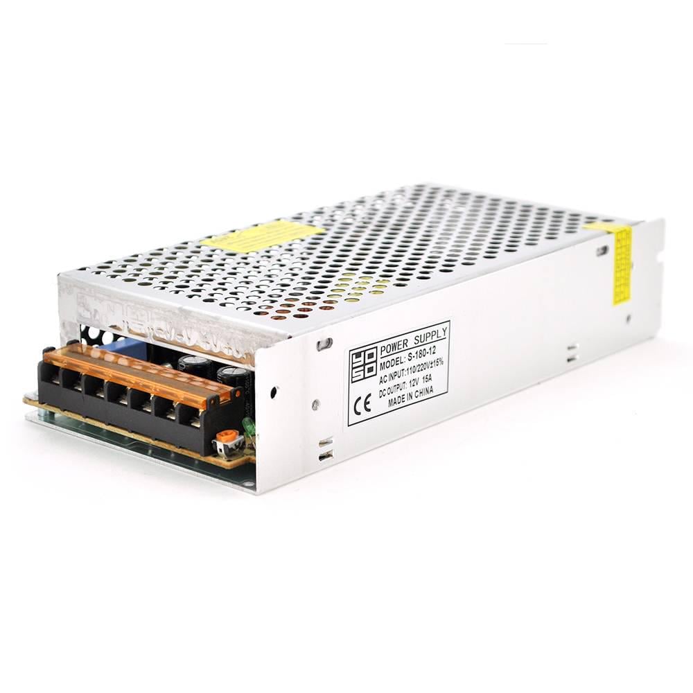 Блок живлення імпульсний Yoso Q50 12В 15А 180W S-180-12 перфорований 0,58 кг 199х98х42 мм (34660)