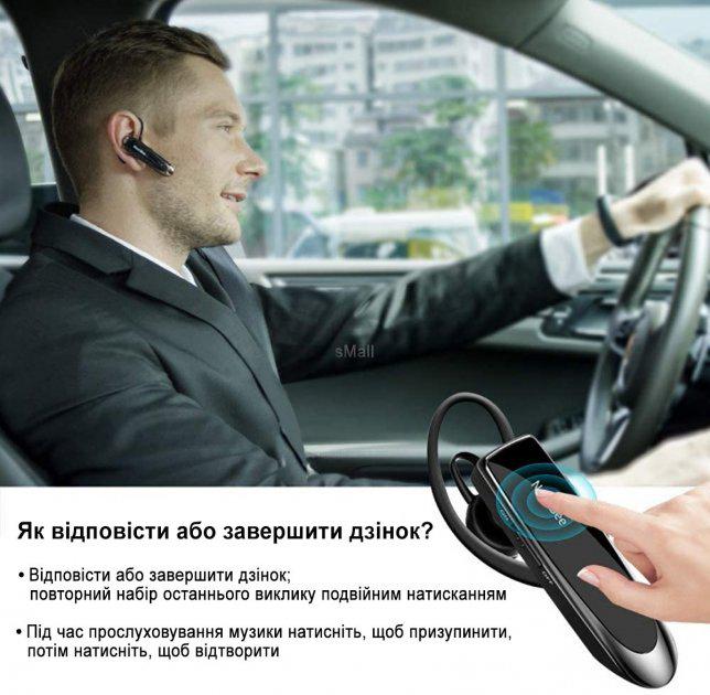 Гарнітура Bluetooth New Bee LC-B41 чорний (11253531) - фото 4